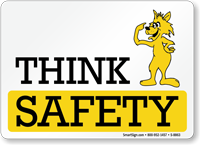 Think Safety Sign