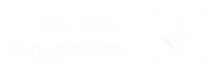 Tips And Suggestions Engraved Sign