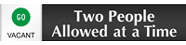 Two People Allowed At A Time SmartSliders Sign