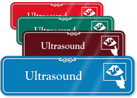 Ultrasound Pregnancy Scan Showcase Hospital Sign