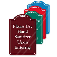 hand sanitizer signs 500 sanitizing designs custom stock