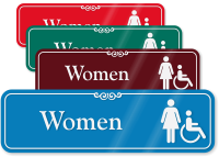 Women ADA Sign