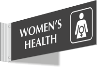 Womens Health Corridor Projecting Sign