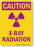 X-Ray Radiation Caution Sign