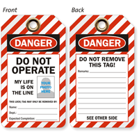 Custom Danger Do Not Operate Tag