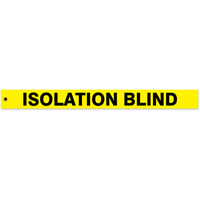 Isolation Blind Flag Tag