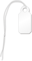 White polyester string