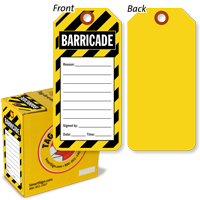 Barricade Tag in a Box