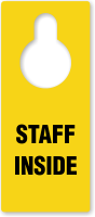 Staff Inside Maintenance Door Hanger