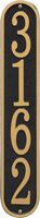 Fast And Easy Vertical House Number Plaque
