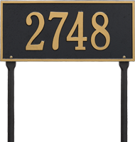 Hartford Standard One Line Lawn Plaque