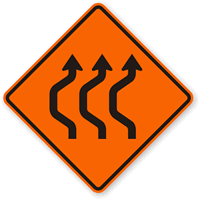 (3 Lanes) Sign