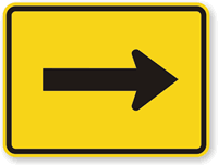 (Right Symbol)  Traffic Sign