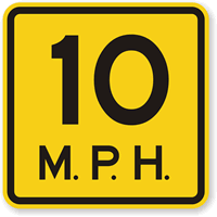 Speed Limit Sign