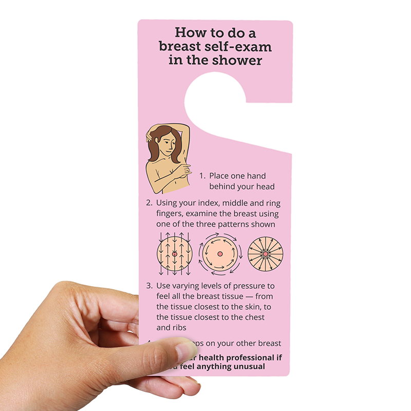 how-to-do-breast-self-examination-in-shower-hang-tag-sku-tg-1500