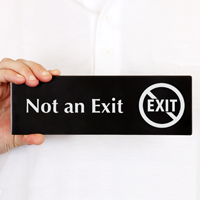 Not an Exit  Sign