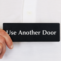 Use Other Door Sign