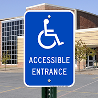 Accessible Entrance Signs