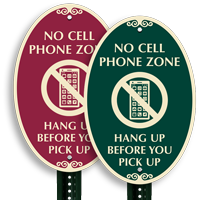 No Mobile Phone SignatureSign