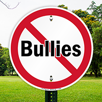 No Bullies Sign