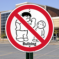 No Bullying Sign