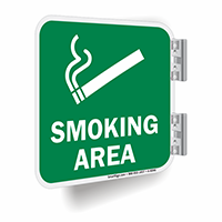 Smoking Area Sign (with Graphic)