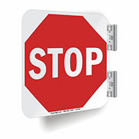 STOP Double Sided Door Sign