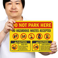 Do Not Park Sign