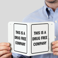 This Is A Drug Free Company Sign