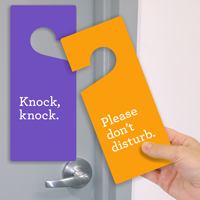 Please Do Not Disturb Door Hang Tag