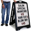 Changeable Message Board Sign Kit   Pro (White)