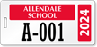 Custom School Pass Backpack Tags