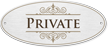 Private DiamondPlate™ Door Sign