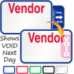 Tab Expiring Vendor Labels Book