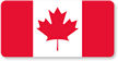 Canadian Flag Helmet Hard Hat Stickers