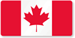 Canadian Flag Helmet Hard Hat Stickers