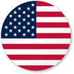 Flag alone Hard Hat Decal