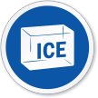 Ice Symbol ISO Circle Sign