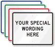 Customizable Horizontal Sign Template