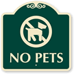 No Pets (no pets symbol) Sign