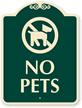 No Pets Sign (no pets symbol)