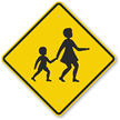 Pedestrian Symbol Sign