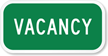 Vacancy Sign