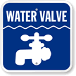 Water Valve Sign