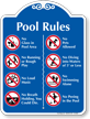 Pool Rules Symbol Signature Sign