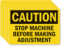 Caution Do Not Touch Switches Label