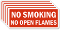 No Smoking No Open Flames