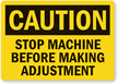 Do Not Touch Switches Caution Label