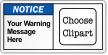 Custom Message ANSI Notice Label
