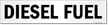 Diesel Fuel Chemical Label